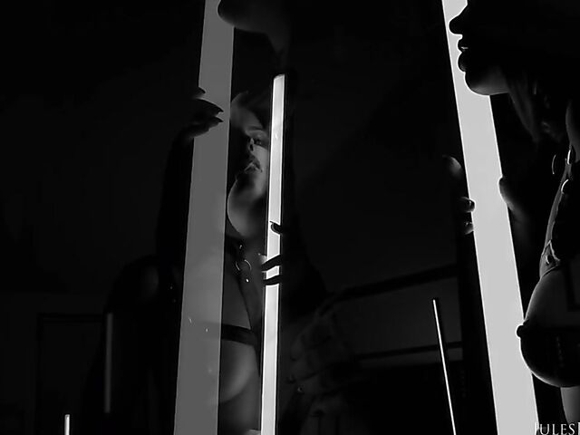 Eager Adriana Chechik anal and pussy fuck in leather