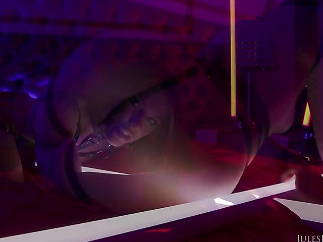 Eager Adriana Chechik anal and pussy fuck in leather