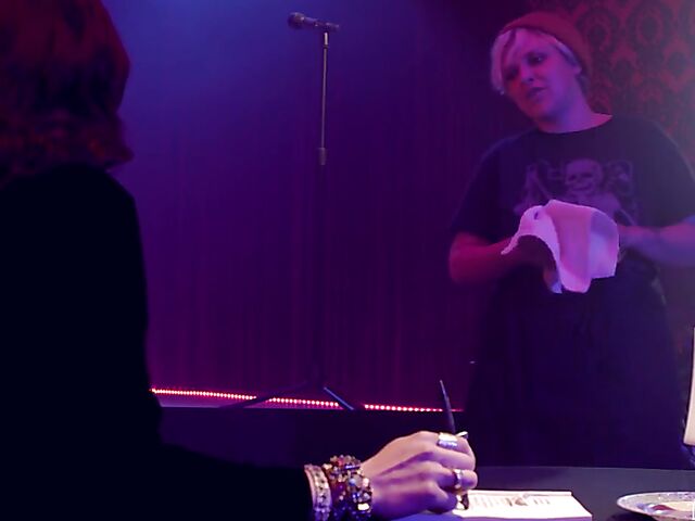 TS Ariel Demure & Brooklyn Gray - Shemale fucks girl in the club