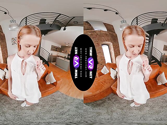 VR 3D masturbation solo with Russian girl Ivi Rein