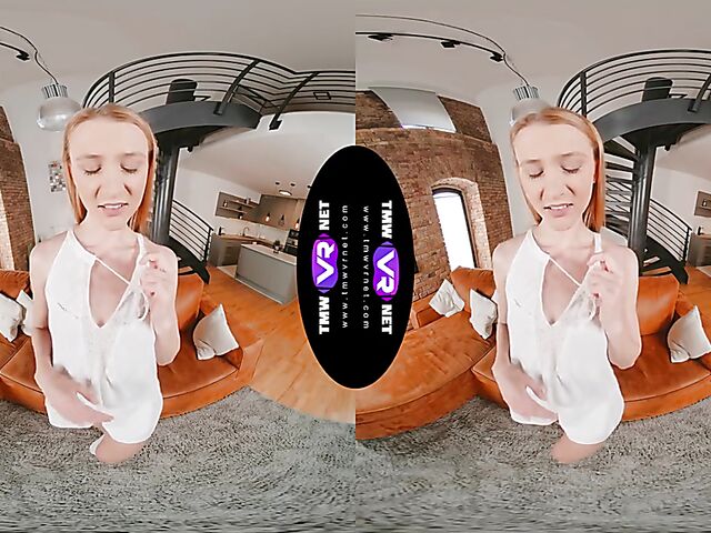 VR 3D masturbation solo with Russian girl Ivi Rein