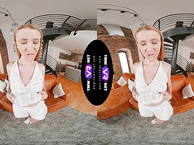 VR 3D masturbation solo with Russian girl Ivi Rein