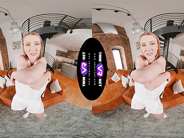 VR 3D masturbation solo with Russian girl Ivi Rein