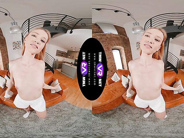 VR 3D masturbation solo with Russian girl Ivi Rein