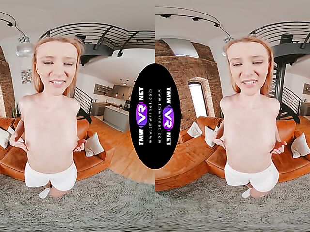 VR 3D masturbation solo with Russian girl Ivi Rein