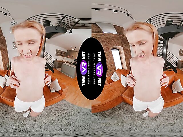VR 3D masturbation solo with Russian girl Ivi Rein