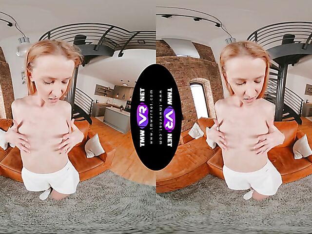 VR 3D masturbation solo with Russian girl Ivi Rein