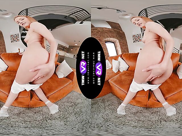 VR 3D masturbation solo with Russian girl Ivi Rein
