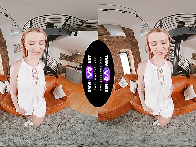 VR 3D masturbation solo with Russian girl Ivi Rein