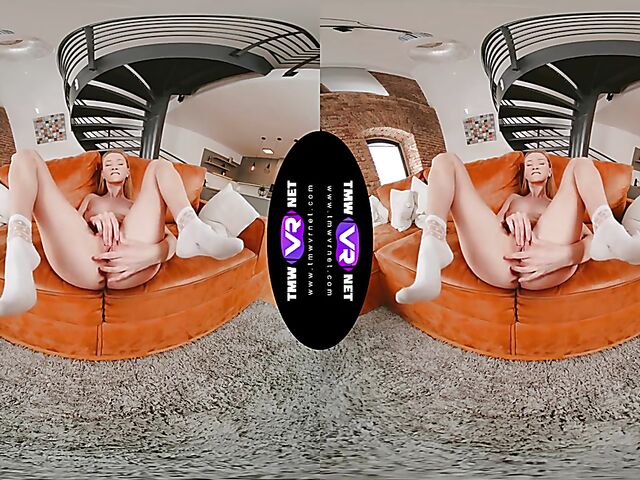VR 3D masturbation solo with Russian girl Ivi Rein