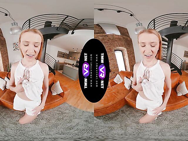 VR 3D masturbation solo with Russian girl Ivi Rein