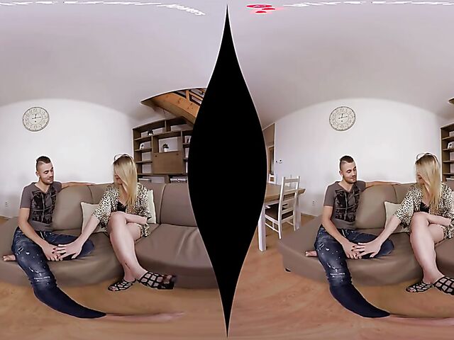 Shemale fucks guy in tranny POV 3D VR porn with Angelina Torres