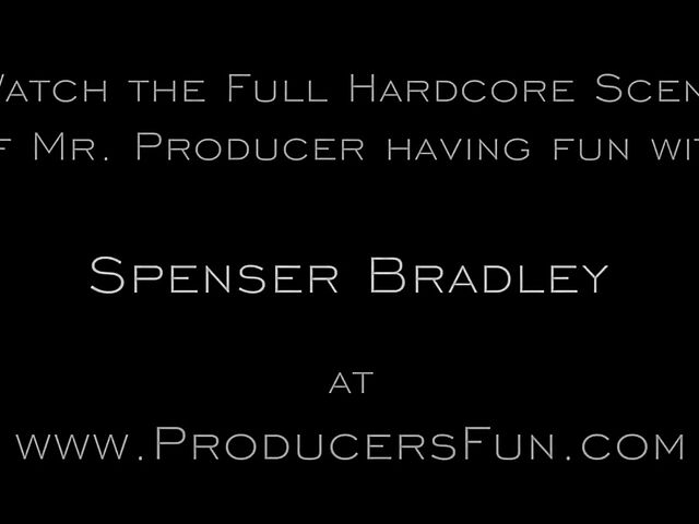 Adorable Spenser Bradley talking while fucked and facialed