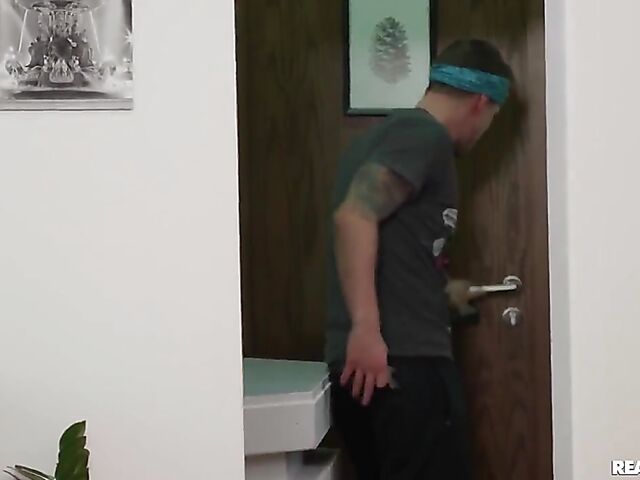 Gamer boy and girl in stockings anal featuring Katy Rose