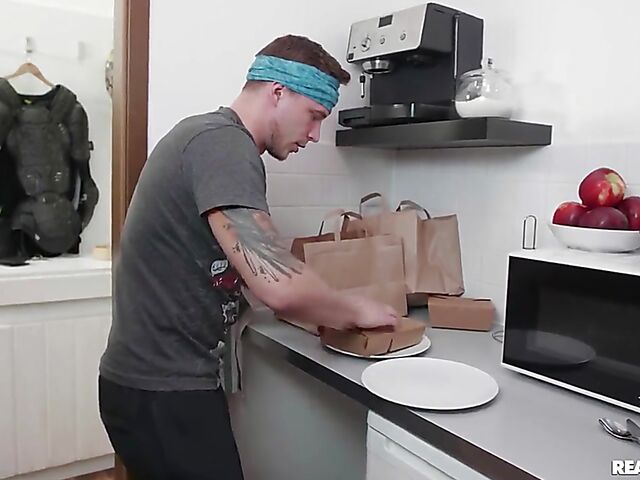 Gamer boy and girl in stockings anal featuring Katy Rose