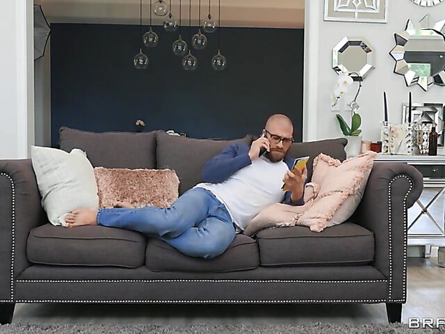 Brazzers threesome with hot renovation crew Kendra Sunderland and Maya Woulfe