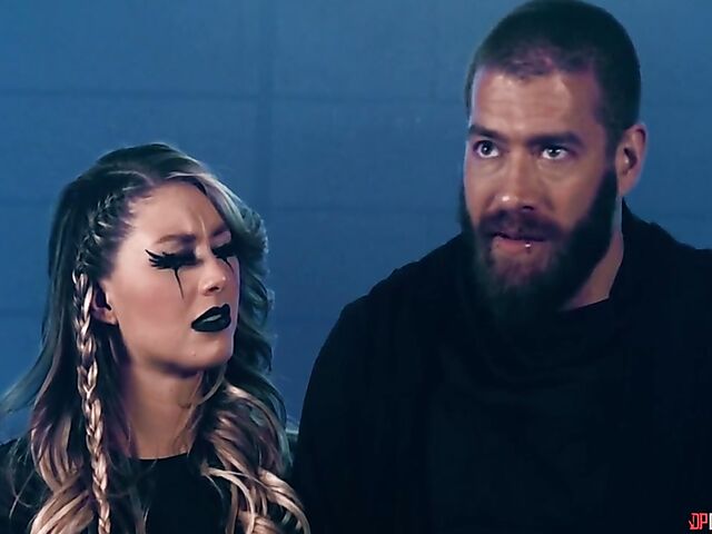 Fishnet lesbian sex with Jewelz Blu and Kayley Gunner