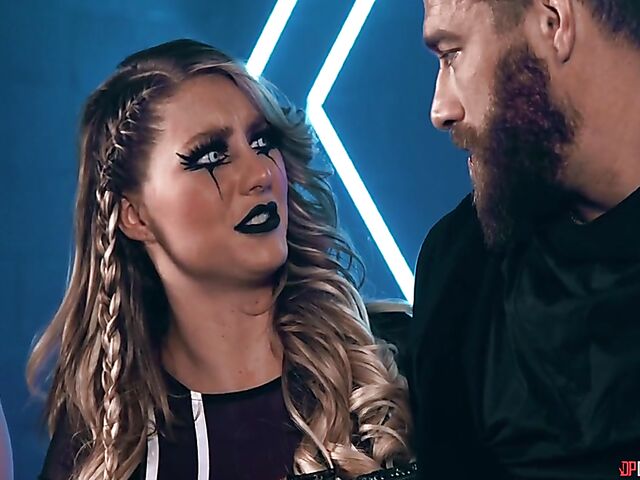 Fishnet lesbian sex with Jewelz Blu and Kayley Gunner