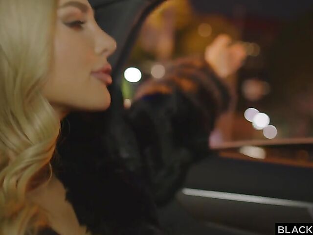 Two black cocks for cock hungry blonde Kenzie Anne