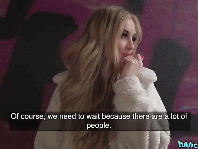 POV outdoor fuck for money in a public place with UK slut Baby Kxtten