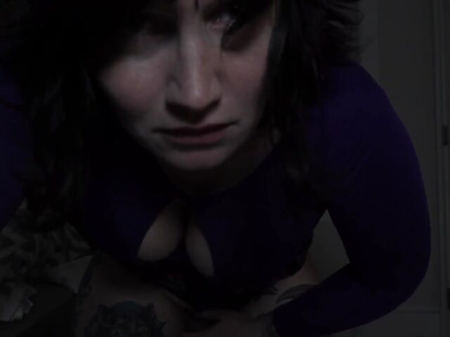 Clothed POV MILF riding your cock in the dark with her juicy tits out featuring Bettie Bondage