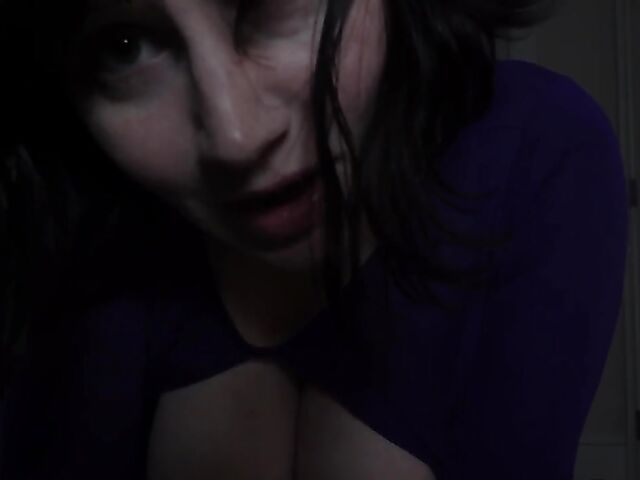 Clothed POV MILF riding your cock in the dark with her juicy tits out featuring Bettie Bondage