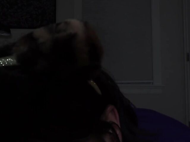 Clothed POV MILF riding your cock in the dark with her juicy tits out featuring Bettie Bondage