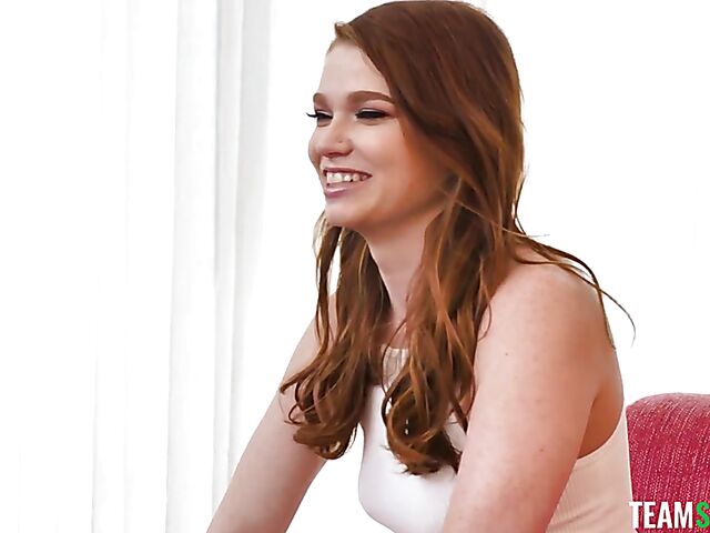 TeamSkeet porn casting with new girl Mazy Myers