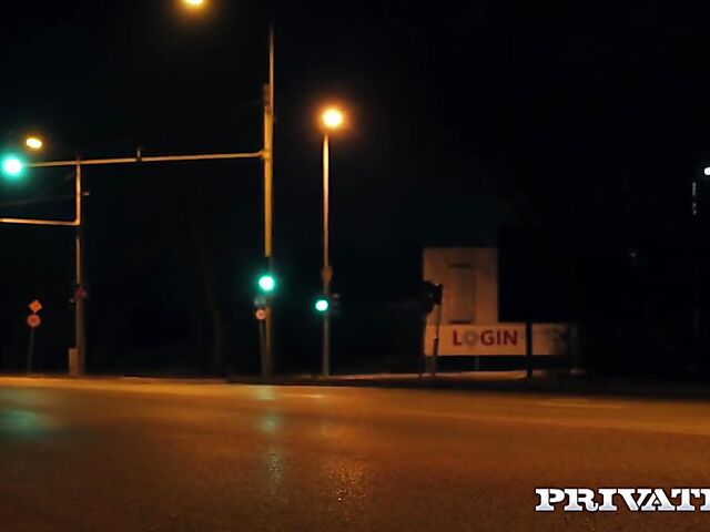 Hot anal sex after dark with Jayla De Angelis