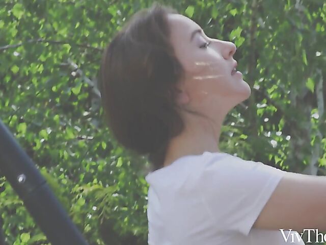 Cute Sara Bell and Ann Joy in Viv Thomas lesbian girl-on-girl erotic video