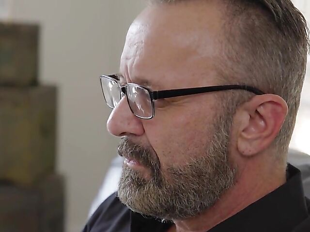 Busty blonde MILF Savannah Bond gets shagged on the couch as her cuckold husband watches