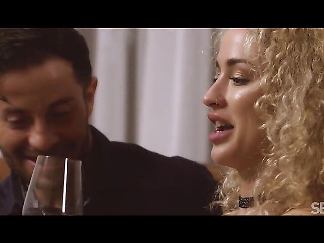 Wine and hot sex with curly Spanish hottie Geishakyd