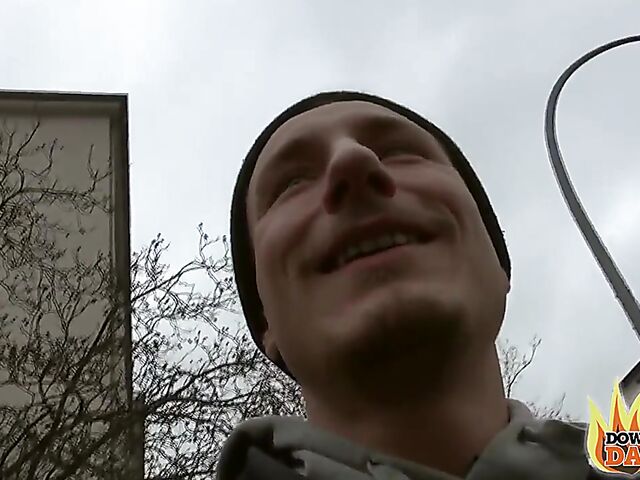 Aviva Rocks - PInk-haired slut with big boobs POV in public places