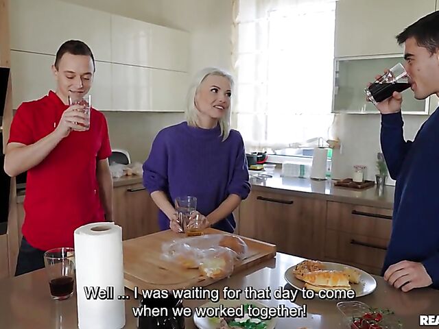 Hungarian cute blonde Zazie Skymm fucks Jordi El Nino Polla