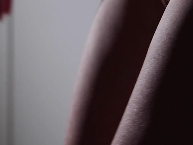 Playboy erotic solo with Layla Balan stripping nude in the doorway