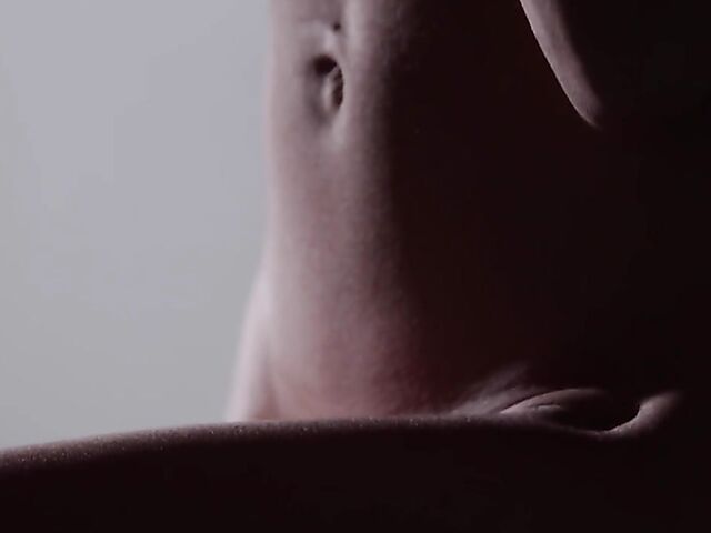 Playboy erotic solo with Layla Balan stripping nude in the doorway