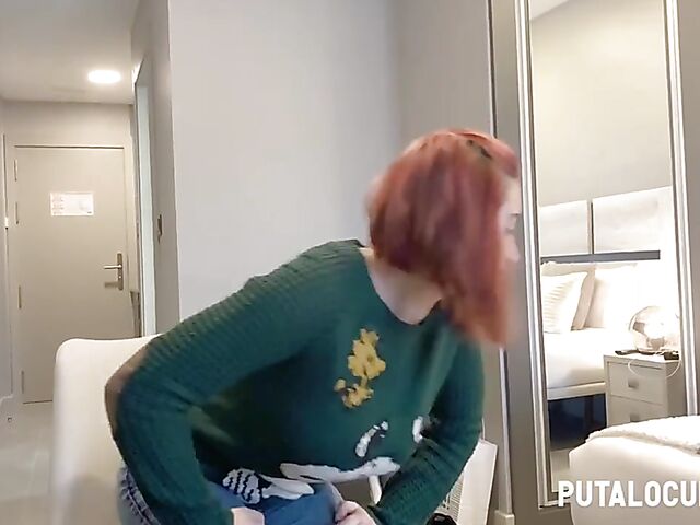 Torbe's fuck date with Spanish big tits redhead Itziar