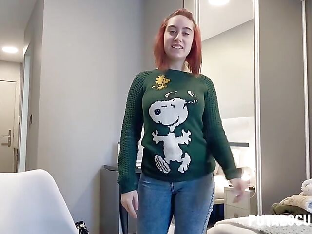 Torbe's fuck date with Spanish big tits redhead Itziar