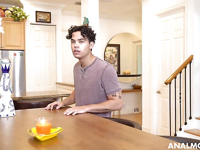 Quinn Waters - Big tits MILF anal with her boy