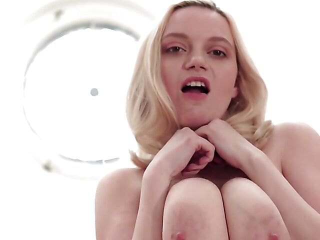 Big natural tits solo with well-endowed Sandra Sweet