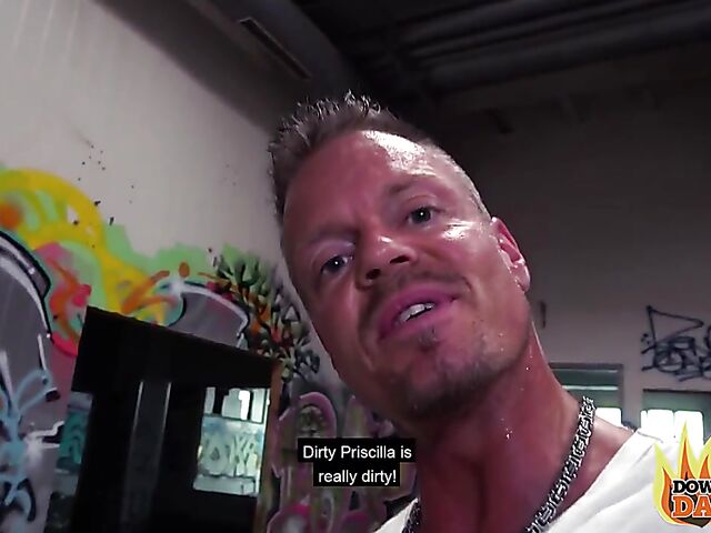 Hard fuck on cam with german milf slut Dirty Priscilla