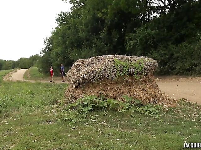 Vanessa  - Sluitty and skinny outdoor workout with  hard dick in her twat
