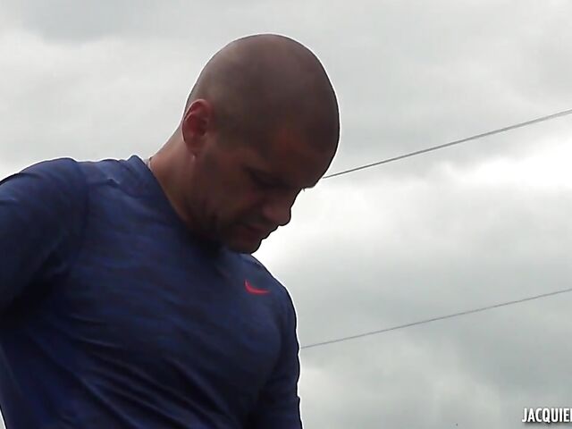 Vanessa  - Sluitty and skinny outdoor workout with  hard dick in her twat