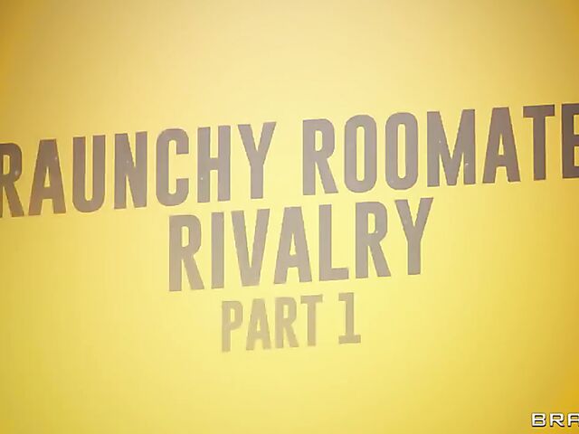 Cali Caliente & Simone Richards - Chubby lesbian strapon fucks her ebony roommate