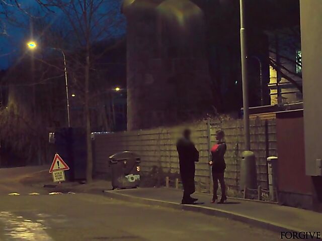 Big tit MILF slut rough fucking the father