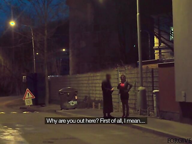 Big tit MILF slut rough fucking the father