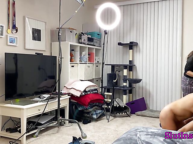 Porn backstage with blonde MILF Sophia West