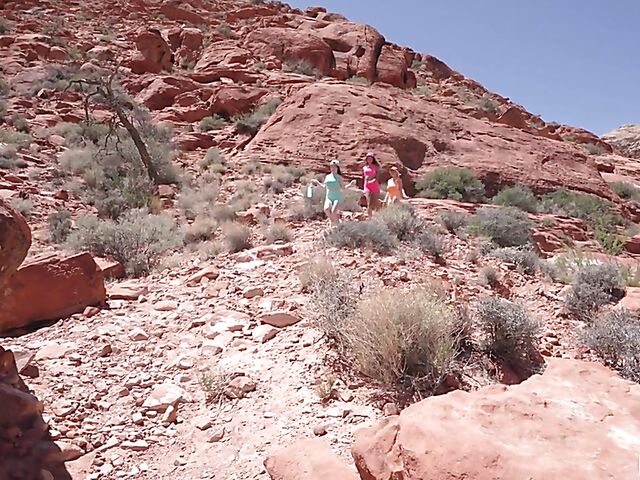 Three girls one guy with naughty hikers Madi Collins, Kimora Quin and Chloe Surreal