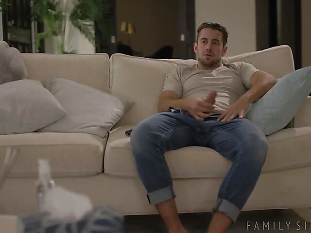 Getting caught by extremely helpful big tits redhead mom Lauren Phillips