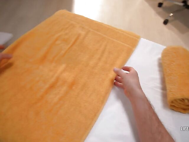 POV massage anal with good-looking Cherry Kiss